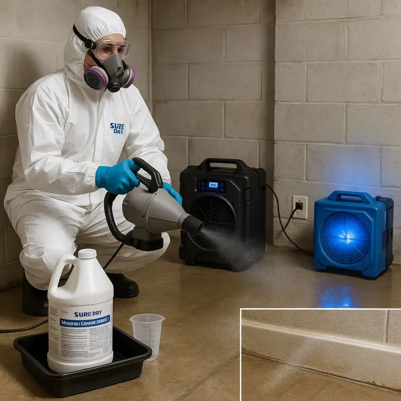 Sanitization and Odor Removal process in Wellington, FL